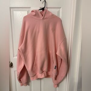 Women's Soft Pink Oversized Hoodie Sweatshirt